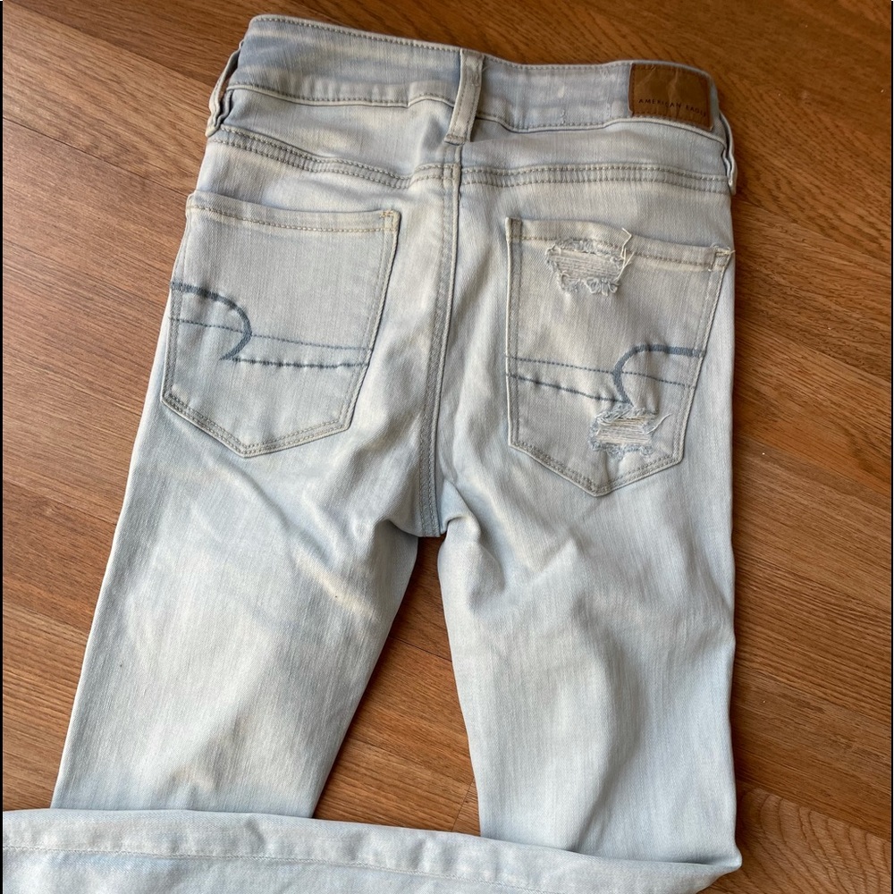 American Eagle Oufitter faded Jegging Jeans
